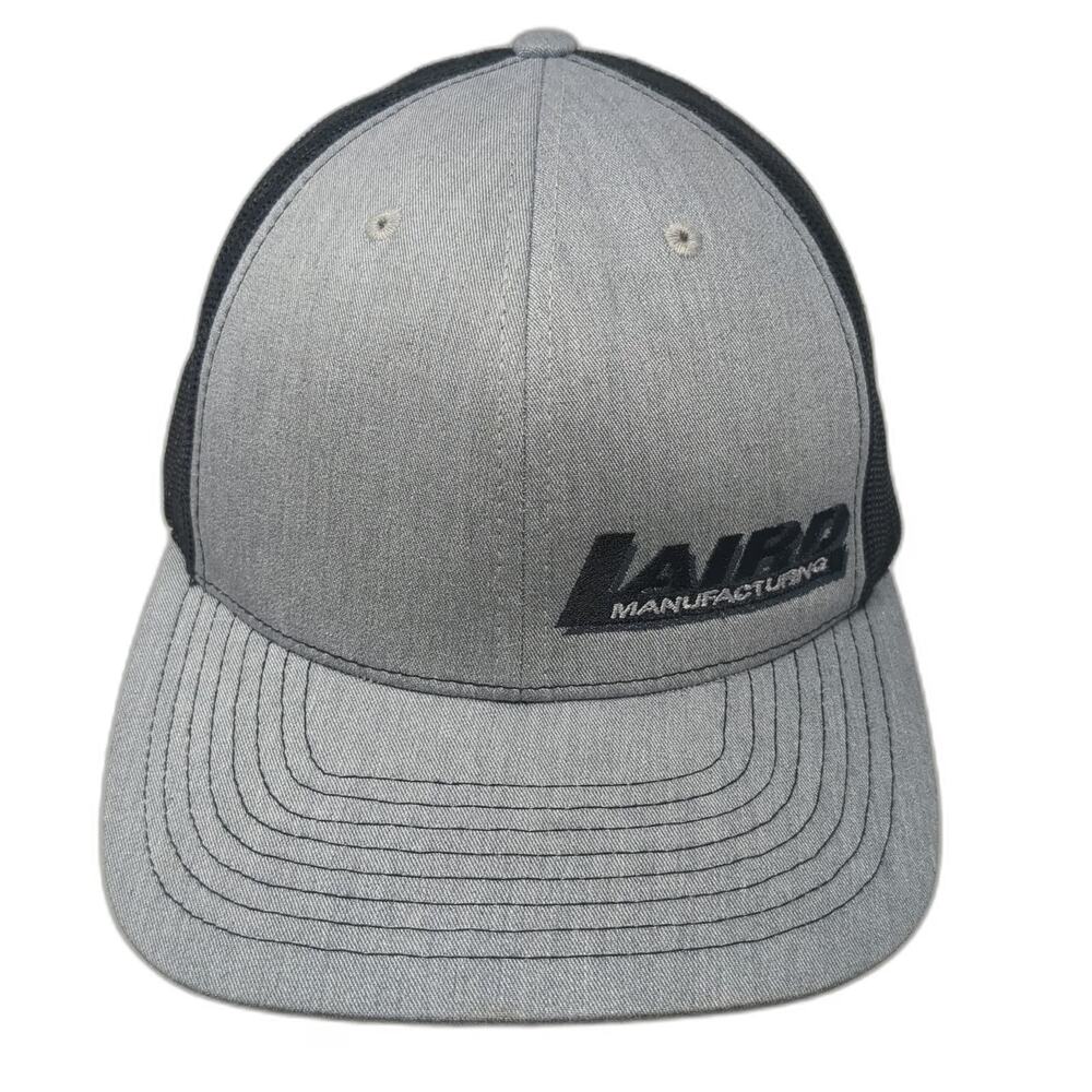 Richardson Trucker Hat Gray One Size Laird Manufacturing Mesh Back Snapback